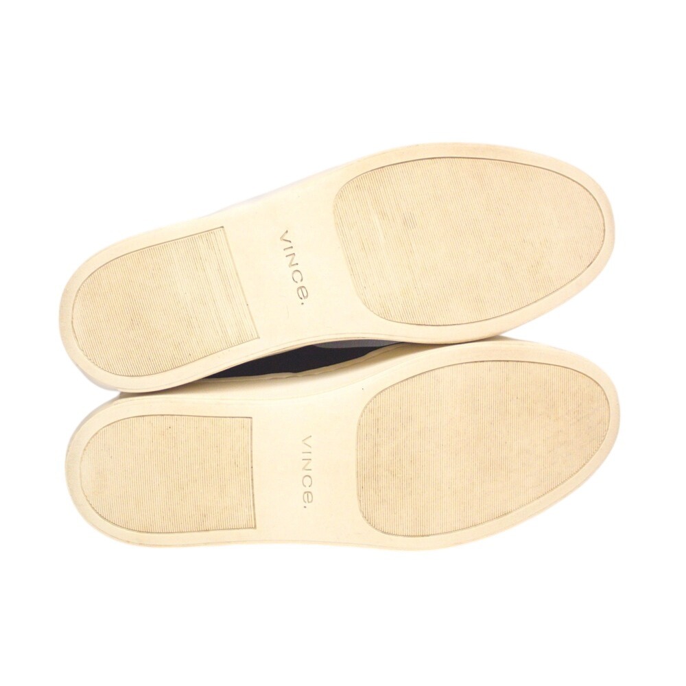 Vince. Warren Platform Slip On Sneakers | Black Canvas Loafer Sneaker Size 7 - Picture 10 of 14